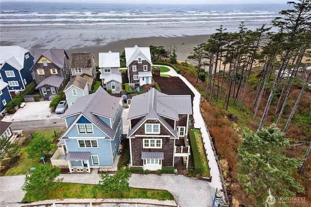 78 Pacifica Ln, Pacific Beach, WA 98571 - birds eye view of property with a residential view and a water view
