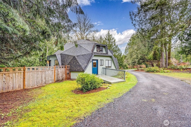 6455 NE Brigham Rd, Bainbridge Island, WA 98110 - view of front of home featuring a shingled roof