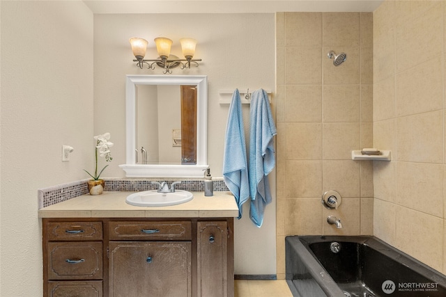 5510 3rd Ave NW, Seattle, WA 98107 - full bath featuring vanity and washtub / shower combination