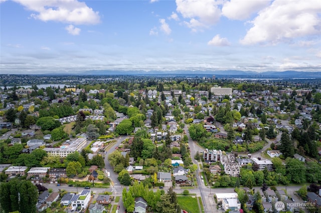 5510 3rd Ave NW, Seattle, WA 98107 - drone / aerial view of a mountain backdrop