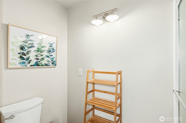 bathroom featuring toilet