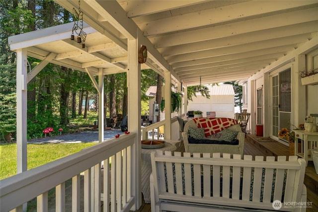 24502 Saddle St, Leavenworth, WA 98826 - view of deck