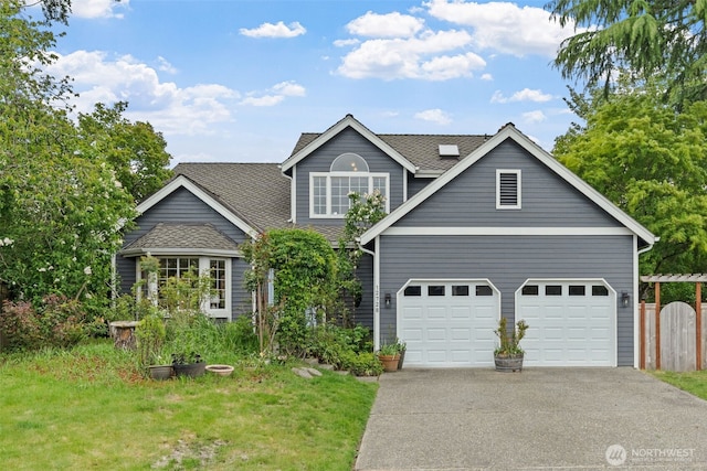 12728 SE 254th Ct, Kent, WA 98030 - traditional-style home with asphalt driveway, roof with shingles, and a garage