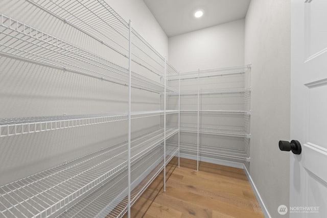view of storage area