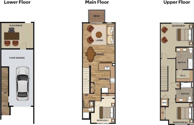 14707 87th Ave SE Unit X4, Snohomish, WA 98296 - floor plan / room layout