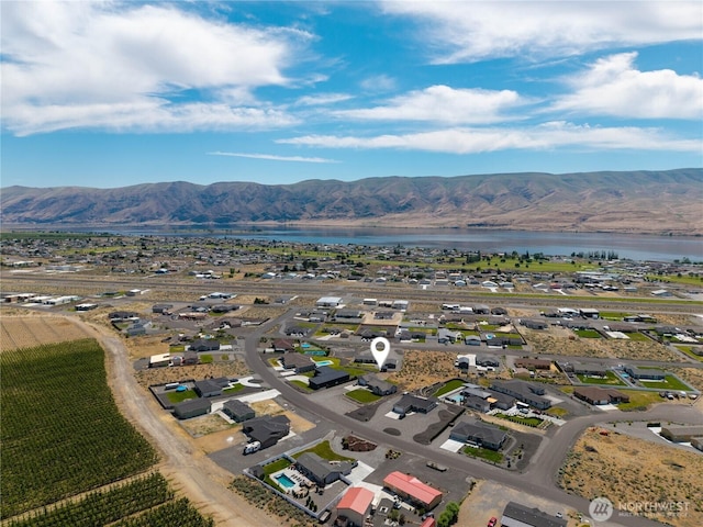 206 Moon River Vw SW, Mattawa, WA 99349 - drone / aerial view of a water and mountain view