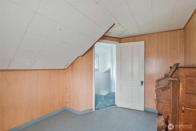 77 S Welcome Slough, Cathlamet, WA 98612 - bonus room with lofted ceiling and wooden walls