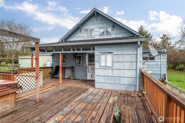77 S Welcome Slough, Cathlamet, WA 98612 - view of deck