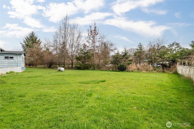 77 S Welcome Slough, Cathlamet, WA 98612 - view of yard with fence