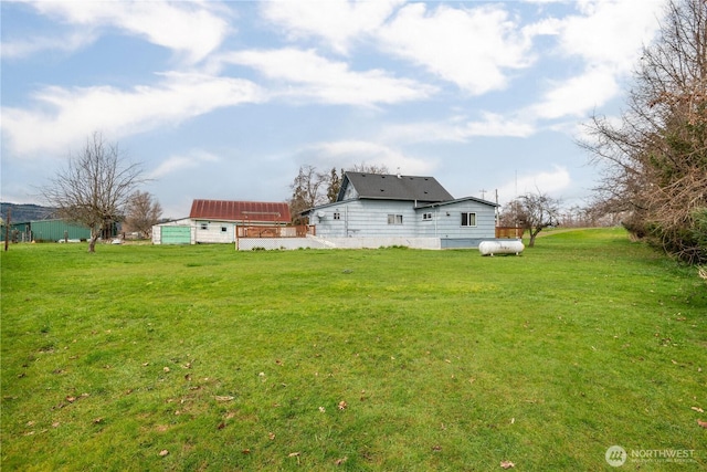 77 S Welcome Slough, Cathlamet, WA 98612 - view of yard