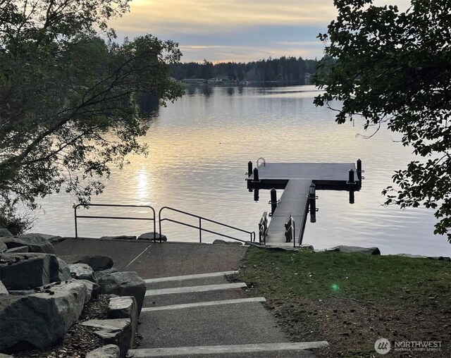 2815 Fordham Ct SE, Olympia, WA 98503 - view of dock featuring a water view