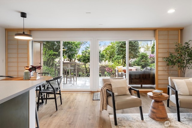 2501 Canterbury Ln E Unit 122, Seattle, WA 98112 - interior space featuring recessed lighting and light wood-type flooring