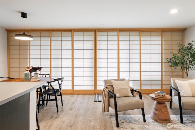 2501 Canterbury Ln E Unit 122, Seattle, WA 98112 - interior space with light wood finished floors and recessed lighting