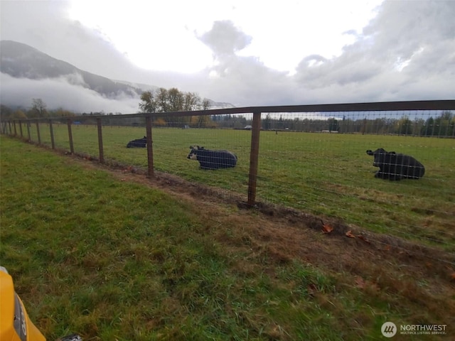 11164 US Highway 12, Randle, WA 98377 - view of yard with a rural view and fence