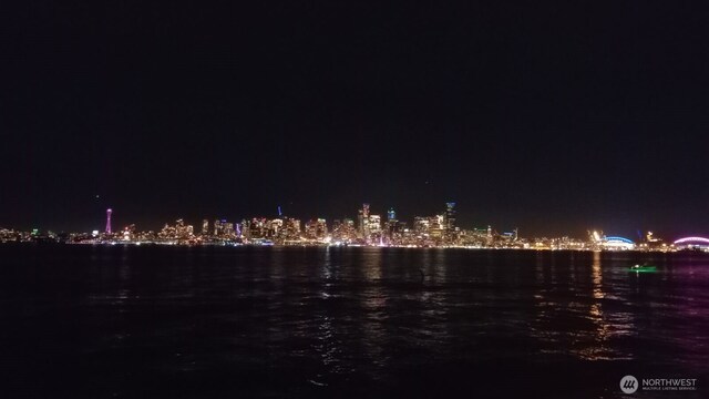 1156 Alki Ave SW Unit 204, Seattle, WA 98116 - view of water feature featuring a view of city lights