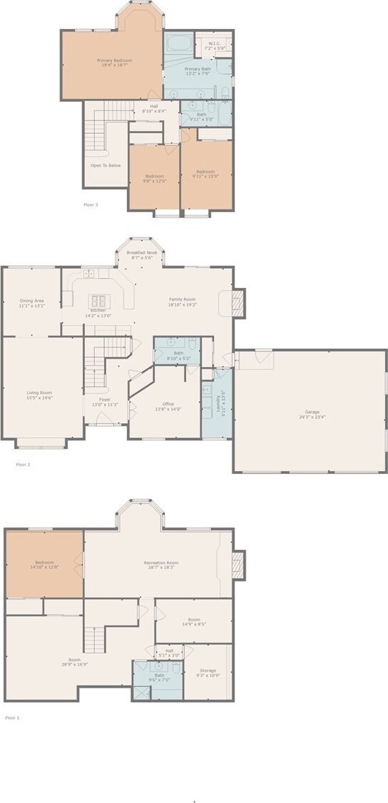 11312 134th Avenue Ct E, Puyallup, WA 98374 - floor plan