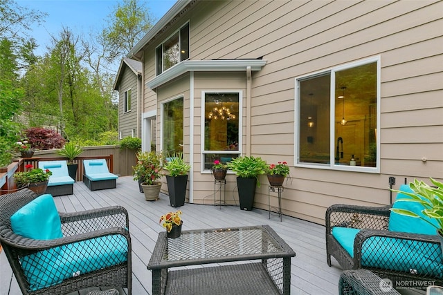 view of deck
