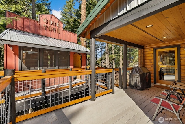 1020 Highland Loop, Ronald, WA 98940 - wooden deck featuring area for grilling