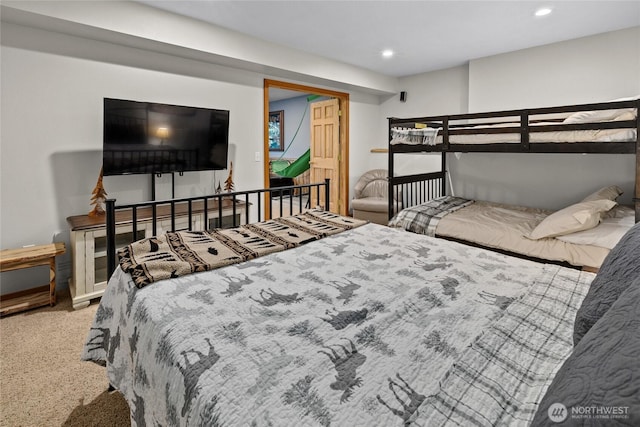 1020 Highland Loop, Ronald, WA 98940 - bedroom featuring carpet flooring and recessed lighting