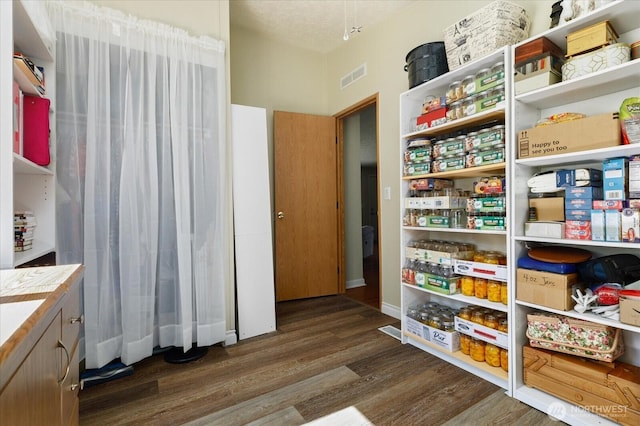 storage area featuring visible vents