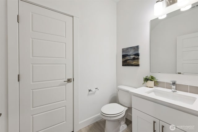 5842 229th Ave E, Buckley, WA 98321 - half bath with vanity and wood finished floors