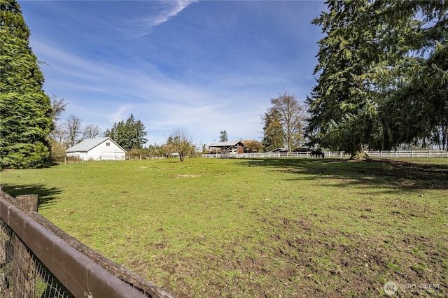 16005 SE Lake Holm Rd, Auburn, WA 98092 - view of yard with fence and a rural view