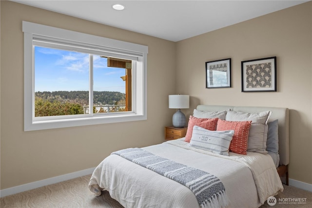 11230 SE 76th Pl, Newcastle, WA 98056 - carpeted bedroom with baseboards and recessed lighting