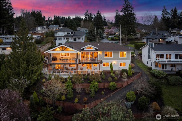 11230 SE 76th Pl, Newcastle, WA 98056 - rear view of property with a residential view
