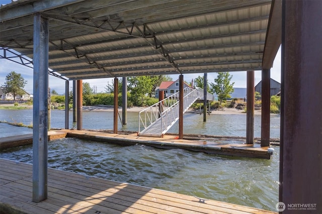 275 State Route 409, Cathlamet, WA 98612 - dock area with a water view