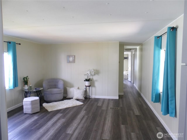 1308 263rd Pl, Ocean Park, WA 98640 - living area with wood finished floors and baseboards