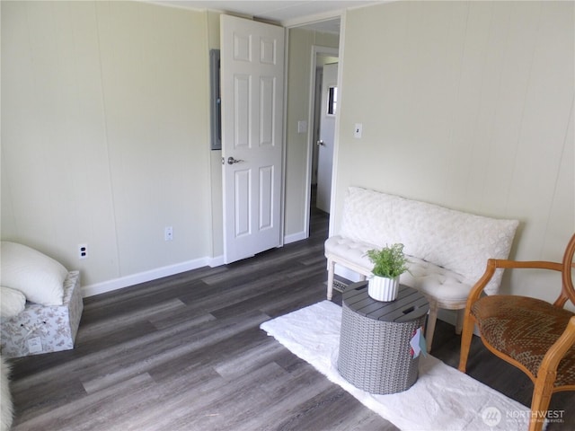 1308 263rd Pl, Ocean Park, WA 98640 - sitting room featuring baseboards and wood finished floors