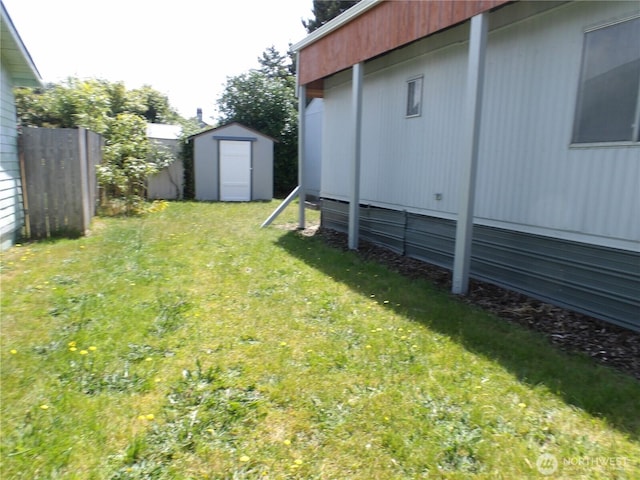 1308 263rd Pl, Ocean Park, WA 98640 - view of yard with a storage unit