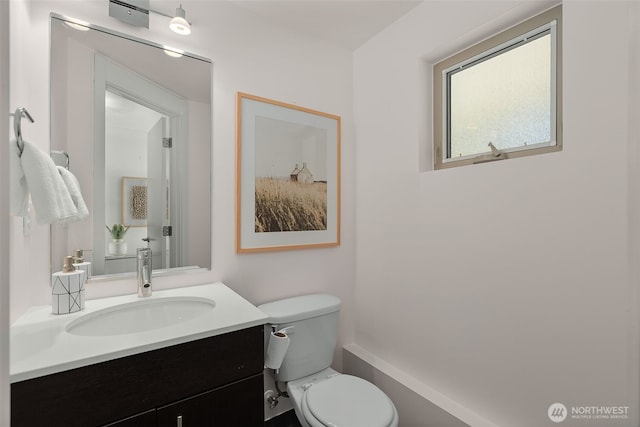 3924 S Brandon St Unit A, Seattle, WA 98118 - half bathroom with toilet and vanity