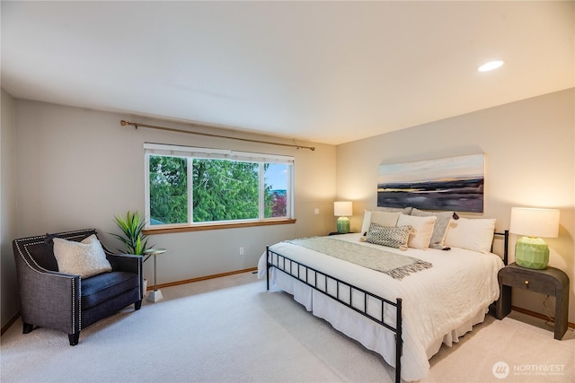 9300 138th Ct NE, Redmond, WA 98052 - bedroom featuring baseboards, recessed lighting, and light colored carpet