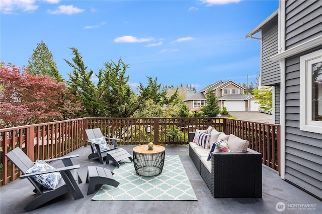 9300 138th Ct NE, Redmond, WA 98052 - deck with an outdoor hangout area