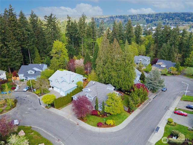 9300 138th Ct NE, Redmond, WA 98052 - bird's eye view with a residential view and a view of trees