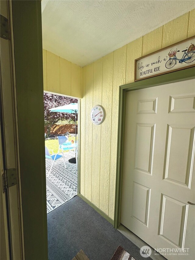 view of exterior entry
