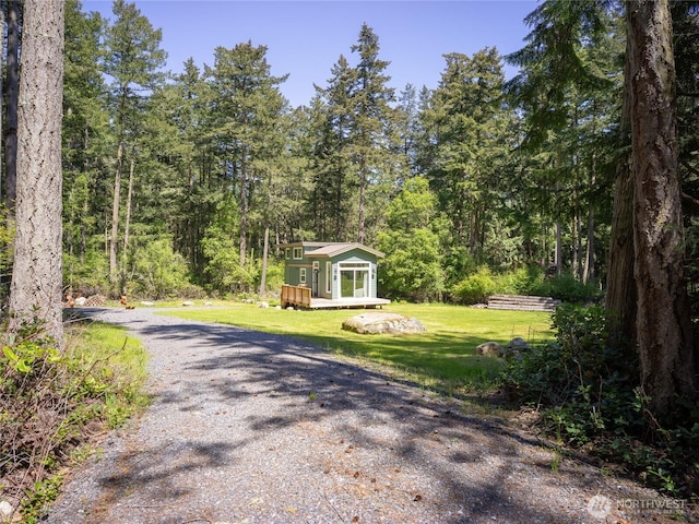 25 Eliza Ln, Lopez Island, WA 98261 - view of road with a view of trees