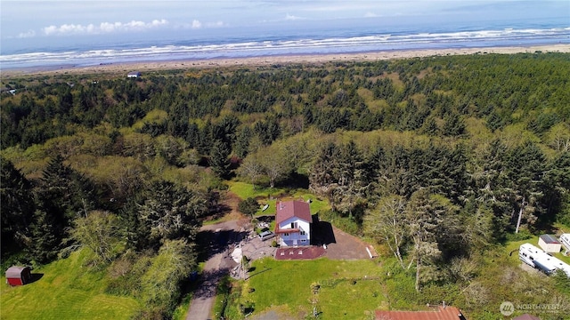 2691 State Route 109, Ocean City, WA 98569 - drone / aerial view with a forest view