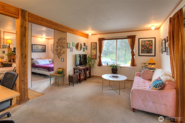 2691 State Route 109, Ocean City, WA 98569 - living room with light colored carpet