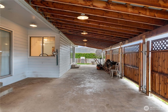 312 N Perry Ave, East Wenatchee, WA 98802 - view of patio / terrace featuring a carport and an exterior structure