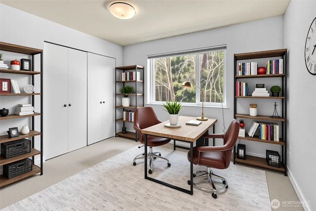 500 Elliott Ave W Unit 309, Seattle, WA 98119 - office area with baseboards