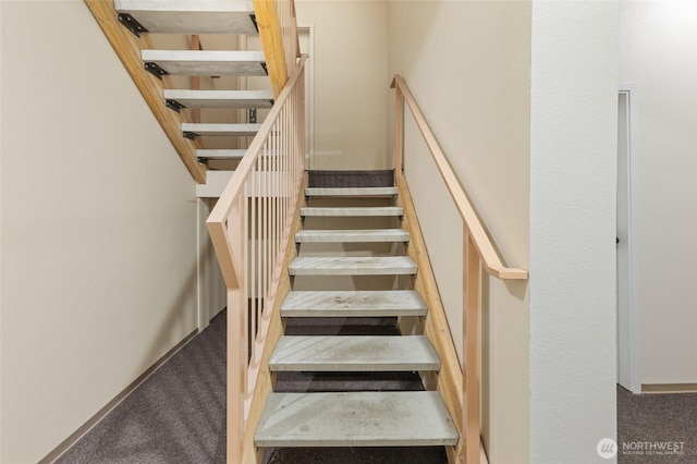 stairs with carpet