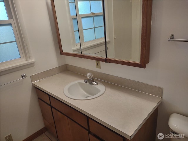 312 SE 9th St, College Place, WA 99324 - half bathroom with toilet and vanity