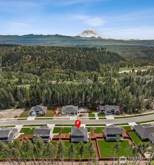 15710 210th Ave E Unit 311, Bonney Lake, WA 98391 - bird's eye view of a forest and a mountainous background