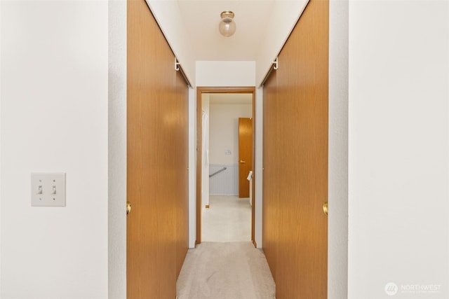 corridor with an upstairs landing