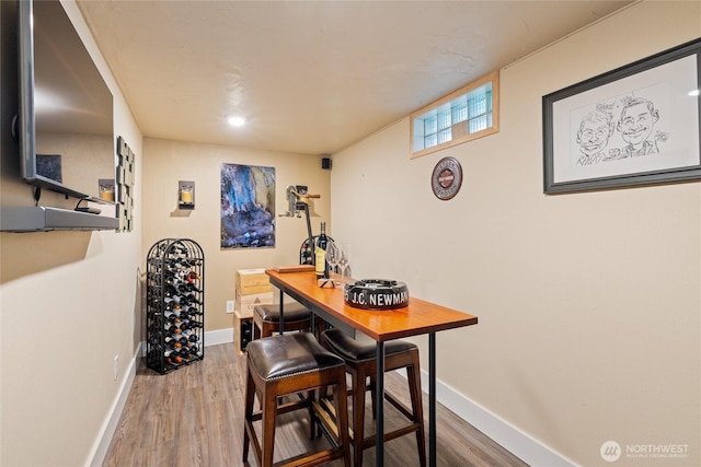 814 E Wright Ave, Tacoma, WA 98404 - dining area with wood finished floors