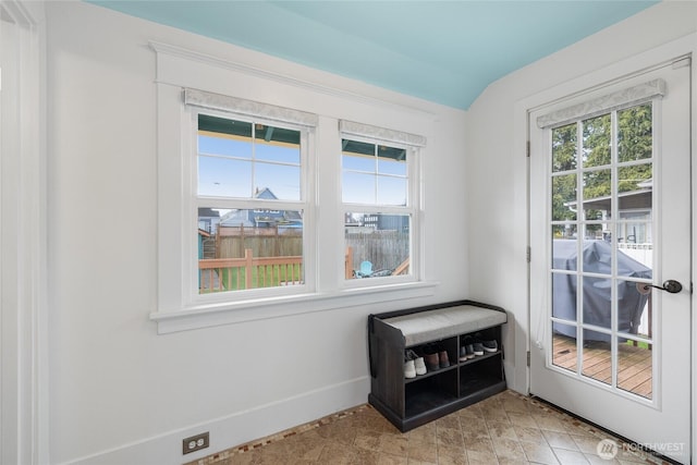 814 E Wright Ave, Tacoma, WA 98404 - spare room featuring plenty of natural light and lofted ceiling