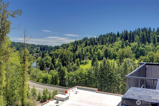 8818 NE 173rd Pl Unit B, Bothell, WA 98011 - view of mountain background with a forest