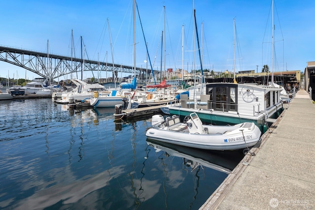 1101 N Northlake Way Unit 41, Seattle, WA 98103 - dock featuring a water view